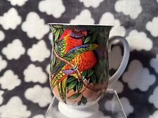 Wren Giftware English Fine Bone China Colourful Parrot Parakeet Mug Cup Unused