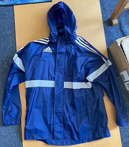 Adidas blue hooded full - blue,