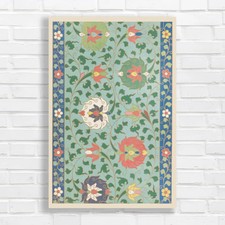 Elegant Floral Tapestry Canvas