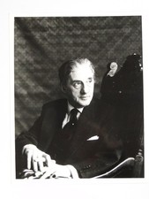 Sir John Barbirolli English Conductor Classical Music Proms c1960s VTG Photo