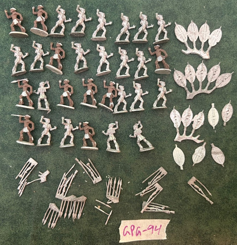 25mm ral partha zulus - zulus, (missing
