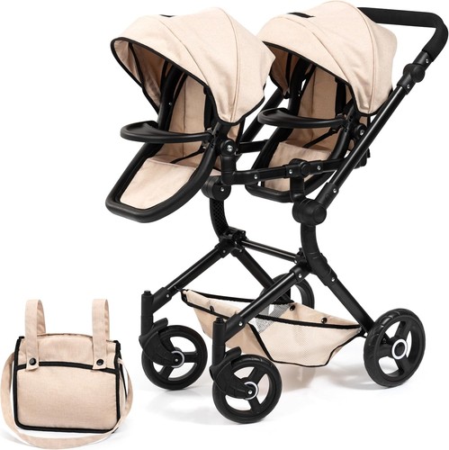 Twin doll pram tandem - tandem, stroller