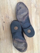 used mens roland cartier vintage leather shoes 9