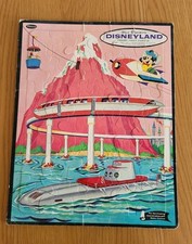Vintage Disneyland Frame Tray Jigsaw Puzzle - Whitman 1962 - Walt Disney