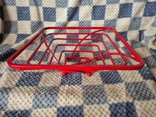 Retro / Vintage Habitat Metal Atomic Red Fruit Bowl With Bobble Feet