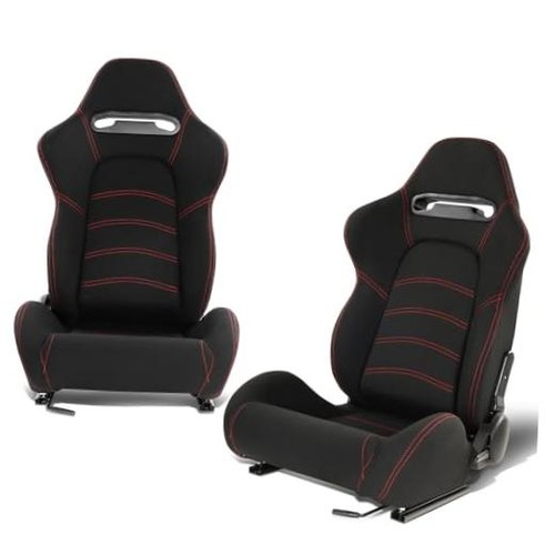 2pcs racing bucket seats with - 2pcs,