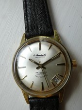 SWISS c1950s LE CHEMINANT GOLD PLATED INVINCIBLE 25 JEWEL AUTOMATIC WRISTWATCH
