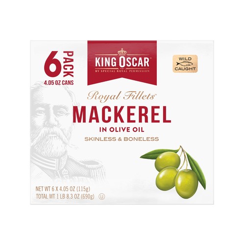 King oscar mackerel olive - oscar,