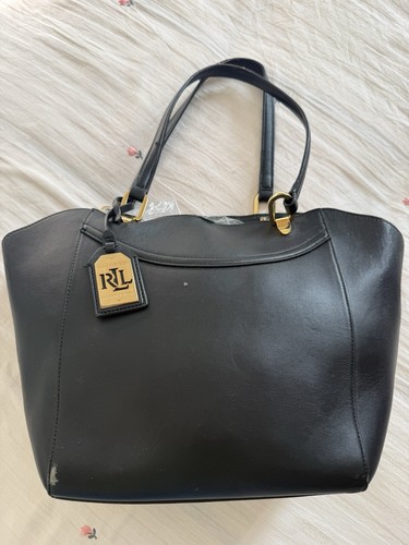 Ralph lauren black leather - ralph,