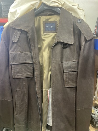 Racing green men leather - racing,