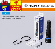 XTAR DH1 1600 Lumen LED Diving