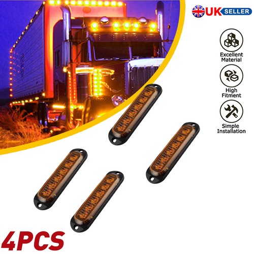 Orange amber side led - amber,