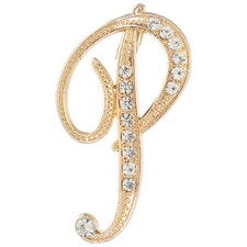 Letter Brooch Pins, A-Z 26