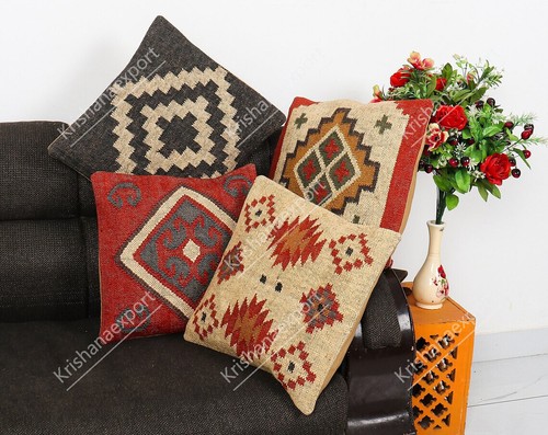 Set jute vintage kilim home - set,