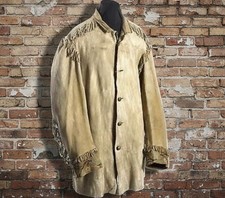 Men Western Beaded Suede