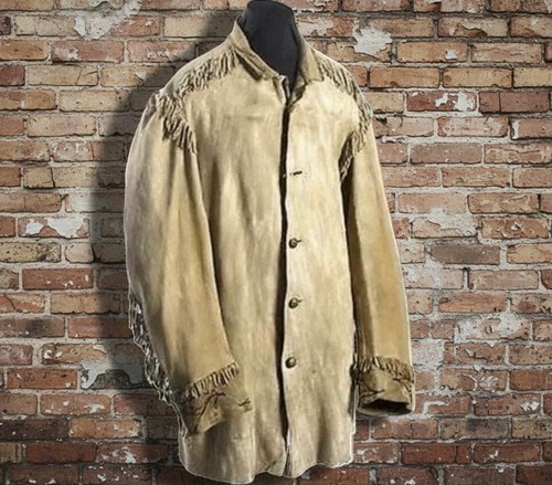 Men western beaded - beaded, suede