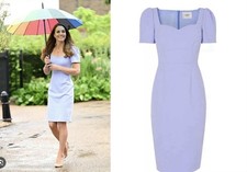 L K Bennett Blue Dee Shift Dress Kate Middleton Size 12 BNWOT