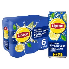 Lipton Green Tea Lemon Amd Lime 6 X 330ml 2 packs