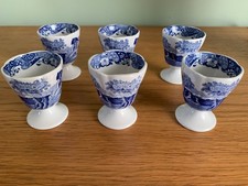 Spode Blue Italian - 6 Egg