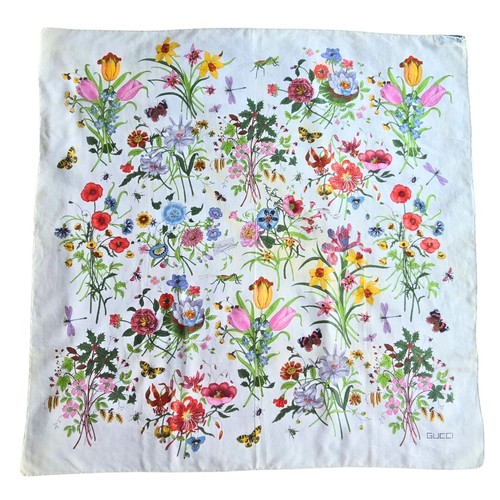 Vintage gucci flora scarf - scarf, in