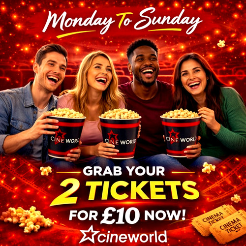 Cineworld cinema tickets - cinema,