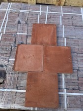 9x9 red quarry tiles - quarry, each