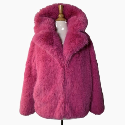 Hot pink fur - pink, shawl
