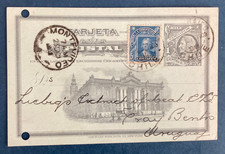 Postal History Chile 1908 Postal Stationery PC to Fray Bentos, Uruguay