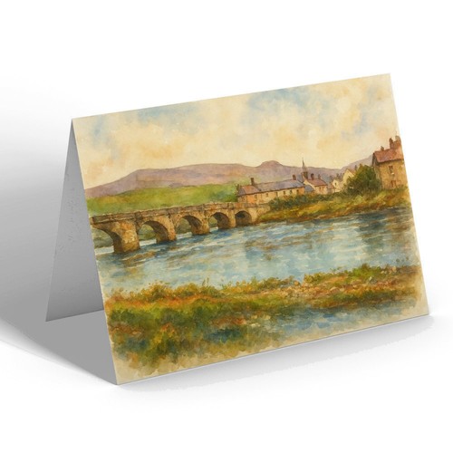 Notelet the bridge table - notelet, &
