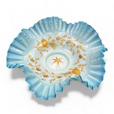 Victorian Silver Crest Ruffled