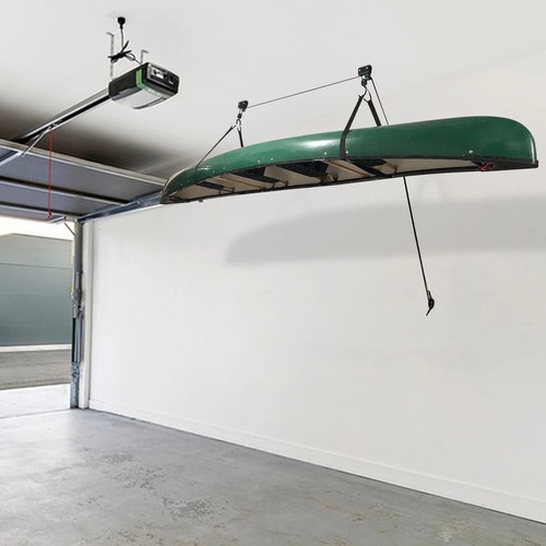 Kayak hoist garage ceiling - garage,