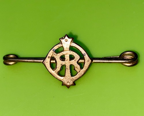 Antique rechabite brooch pin - rechabite,