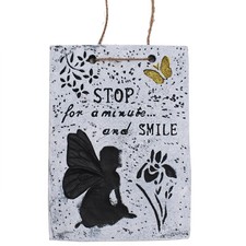 Garden Plaque Fairy Design