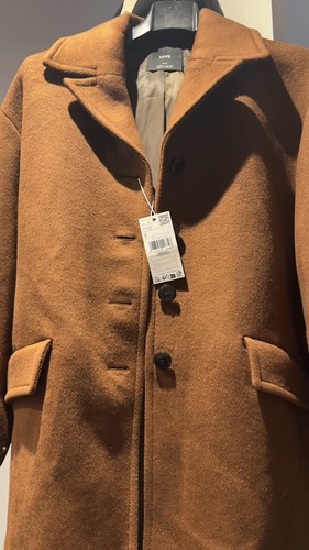 Mango tan brand new - tan, wool