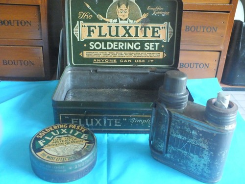 Old vintage fluxite - old,