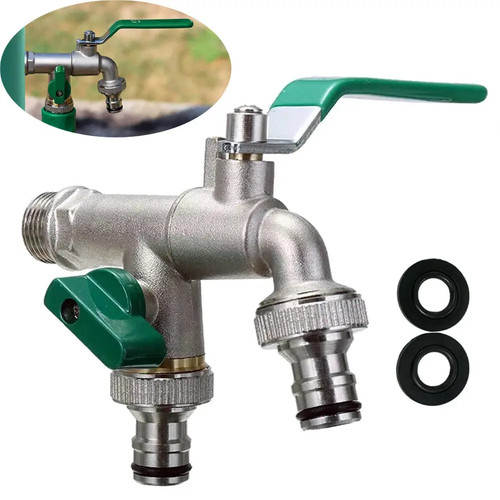 Bsp double duo outlet - 1/2",