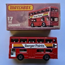 Matchbox 17 The Londoner Berger Paint  Bus - with Original box 