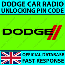 DODGE RADIO UNLOCKING PIN CODE