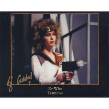 Doctor Who Terminus 10x8 Photo Signed By Liza Goddard