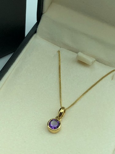 Stern amethyst 18k 750 - h.,