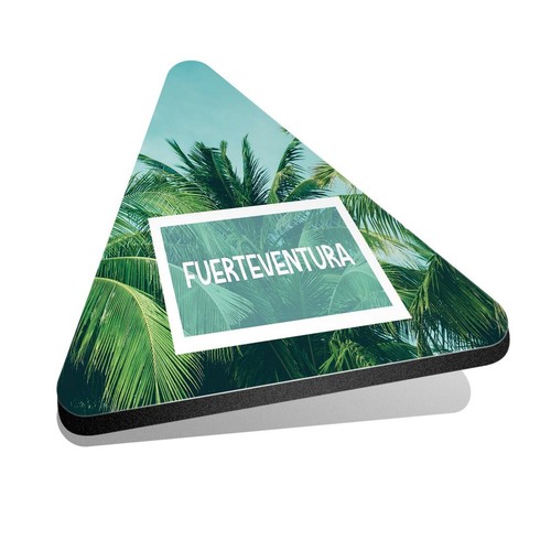 Triangle fridge mdf magnet - triangle,
