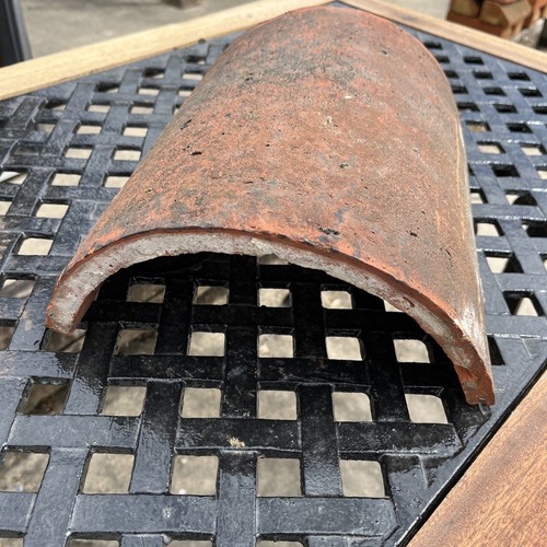 Reclaimed half round ridge - half,
