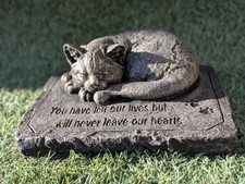 Cat Memorial Grave Marker