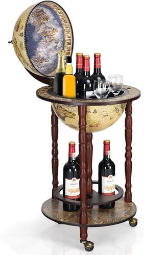 Vintage globe bar drinks - bar,