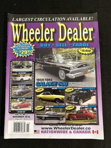 Wheeler dealer magazine - wheeler,
