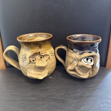 Vintage 2 Pretty Ugly  Pottery
