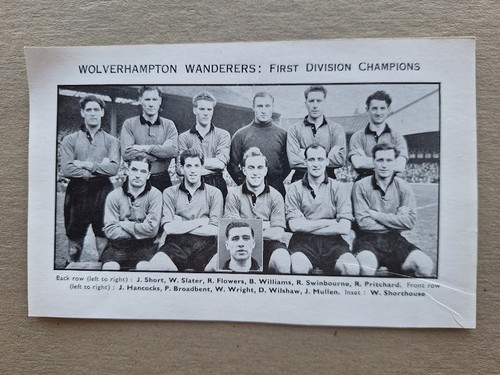 Wolves 1954 league champions - wolves,