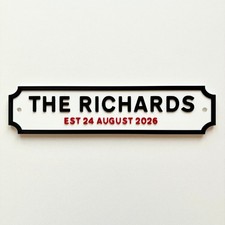 Personalised Text Sign –