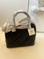 BNWT FOSSIL Sydney Black Quilted Crossbody Handbag * RRP £139