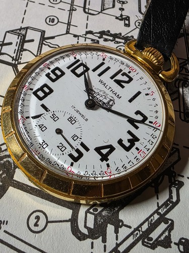 Vtg waltham watch jewels - waltham,